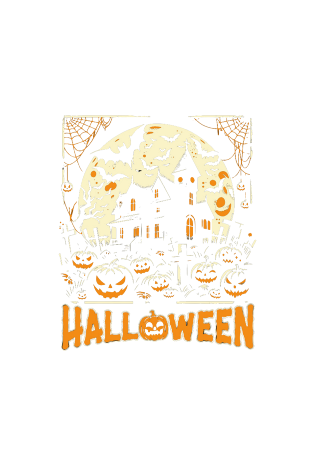 Halloween Printed Cotton Casual Men T-shirt