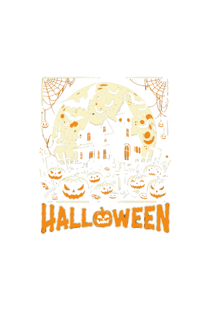 Halloween Printed Cotton Casual Men T-shirt