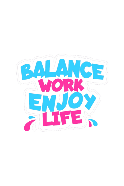 Balance Work Have Fun Printed Women Casual T-Shirt