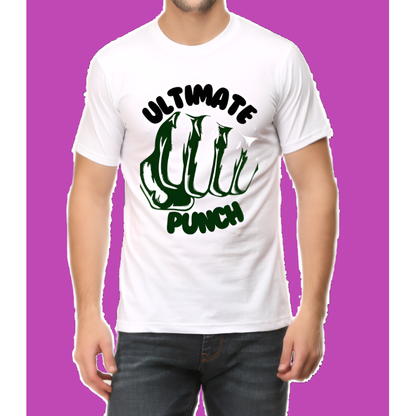 Ultimate Punch Printed Cotton Casual Men T-Shirt