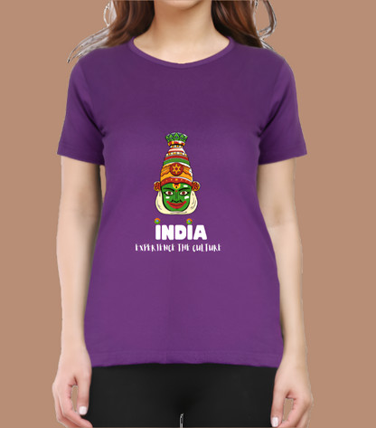 Explore Indian Culture Printed Casual Women T-Shirt