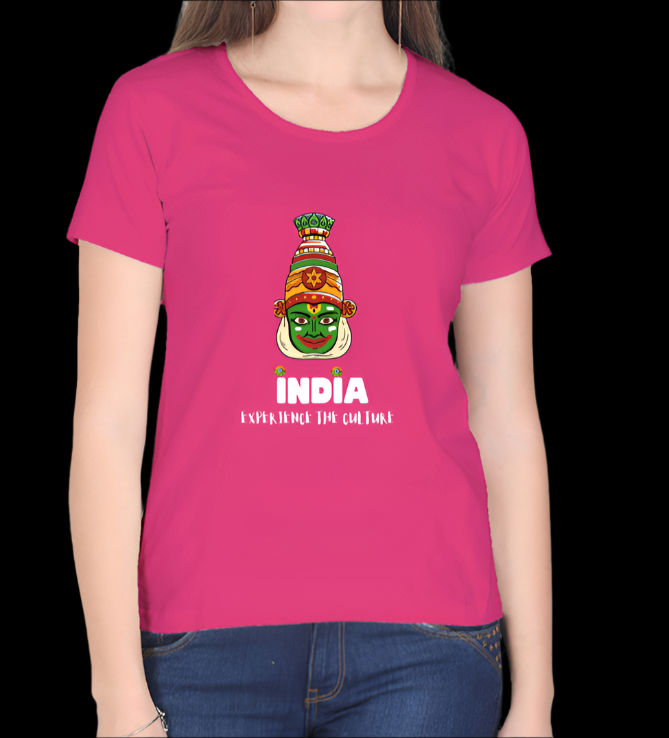 Explore Indian Culture Printed Casual Women T-Shirt