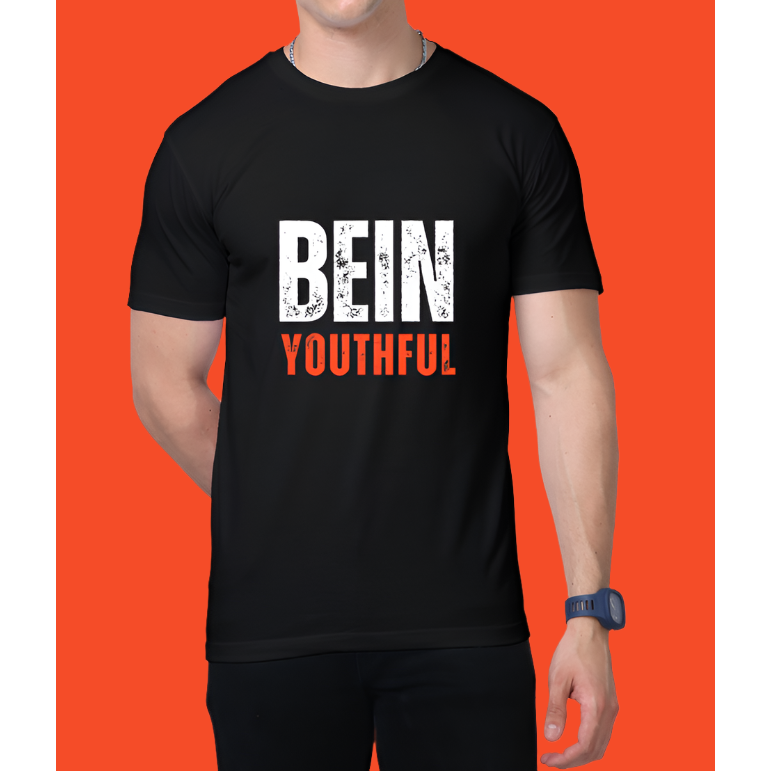 BeinYouthful Premium Cotton Casual Men T-Shirt