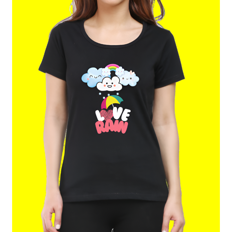 Love Rain Monsoon Women Stylish T-Shirt