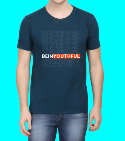 BeinYouthful Cotton Casual Men T-Shirt