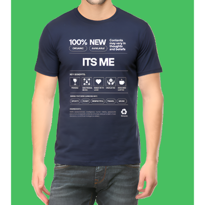 Its Me Trendy Cotton Men T-Shirt