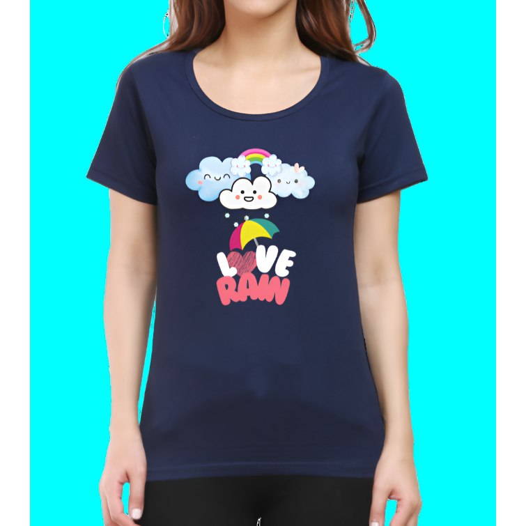 Love Rain Monsoon Women Stylish T-Shirt