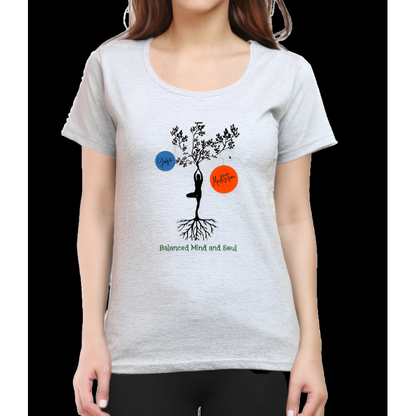 Yoga and Meditation Cotton Casual Women T-Shirt