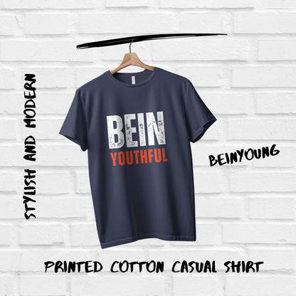 BeinYouthful Premium Cotton Casual Men T-Shirt