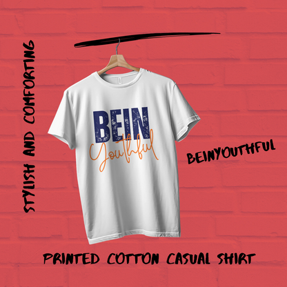 BeinYouthful Cotton Casual Women T-Shirt