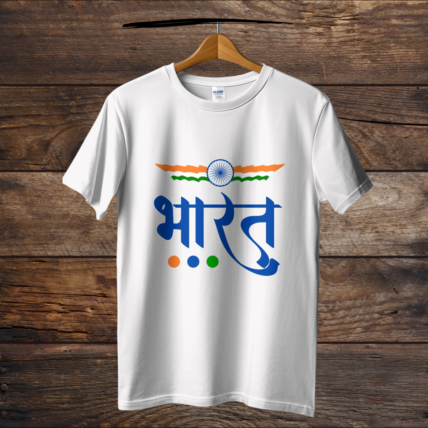 Bharat Printed Casual Cotton Women T-Shirt