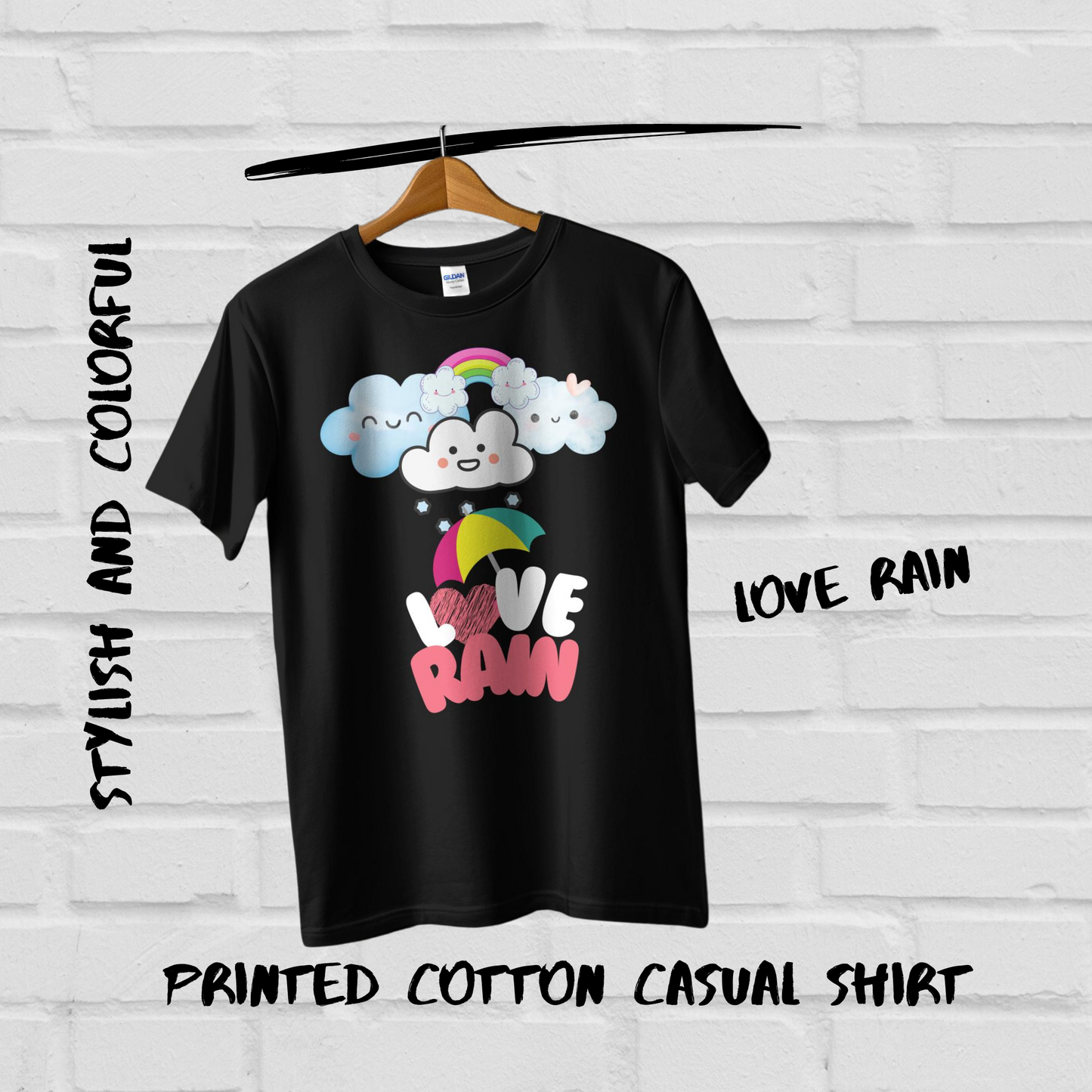 Love Rain Monsoon Women Stylish T-Shirt