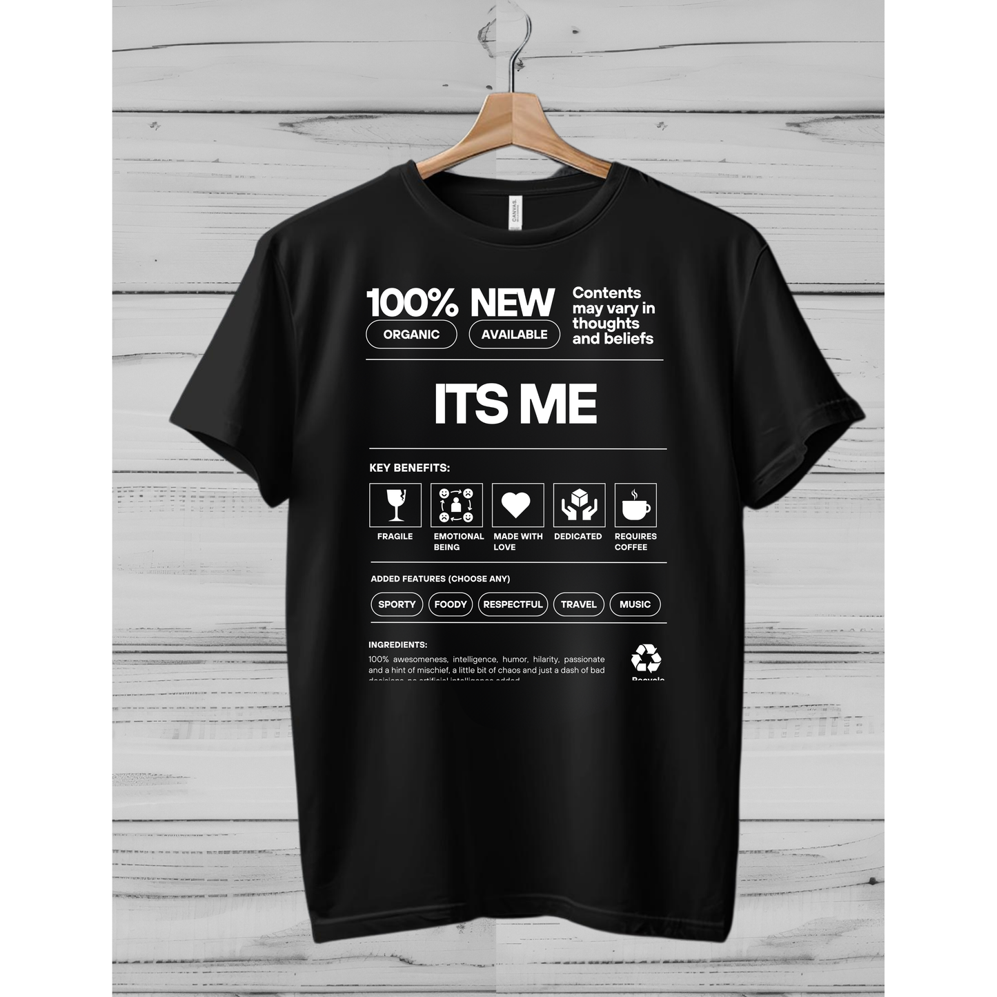 Its Me Trendy Cotton Men T-Shirt