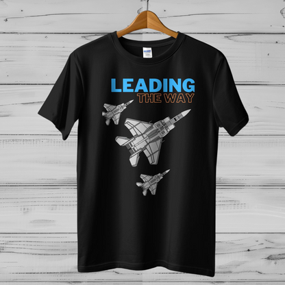 Leading The Way Printed Men Casual Cotton T-Shirt