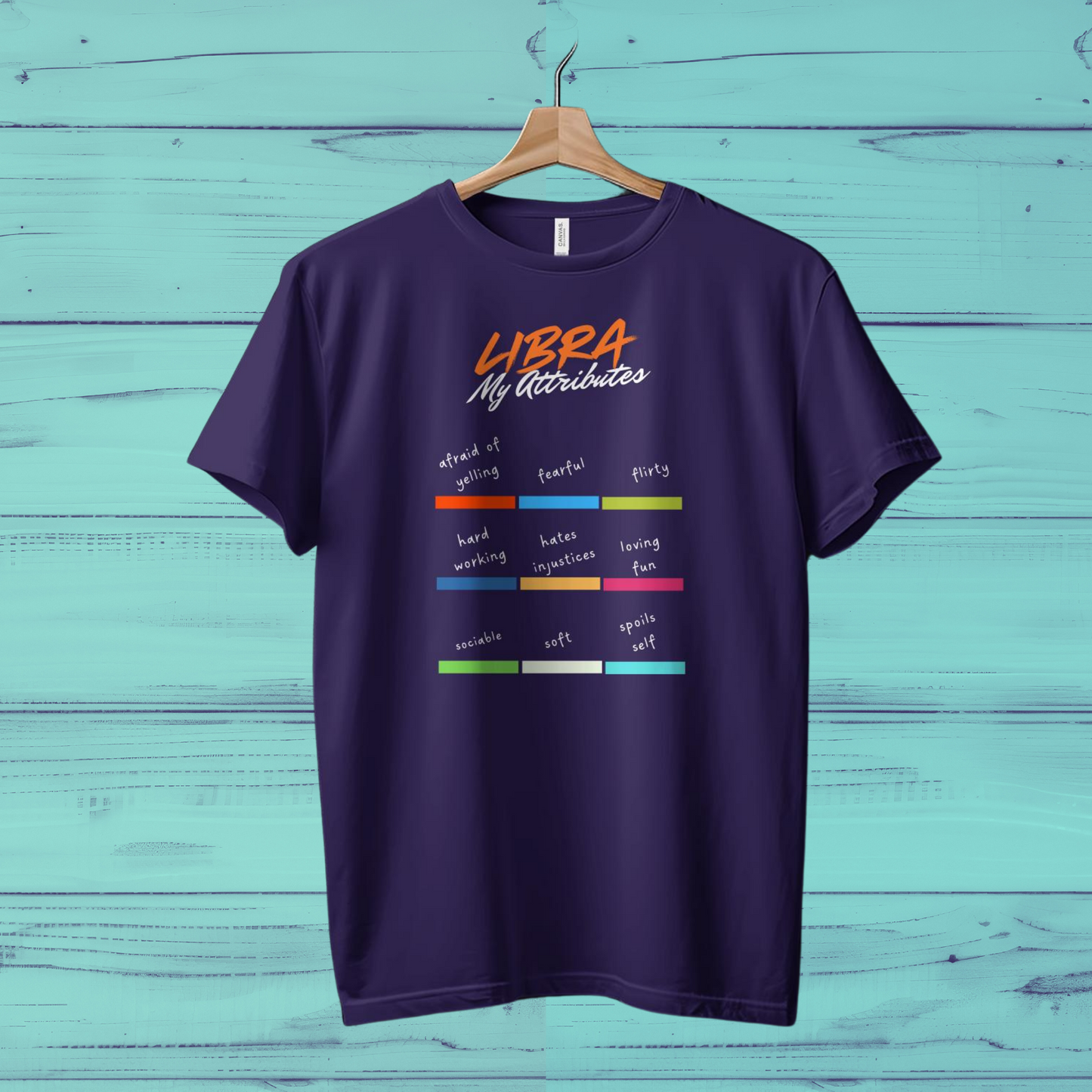 Men Libra Attributes Cotton Men T-Shirt