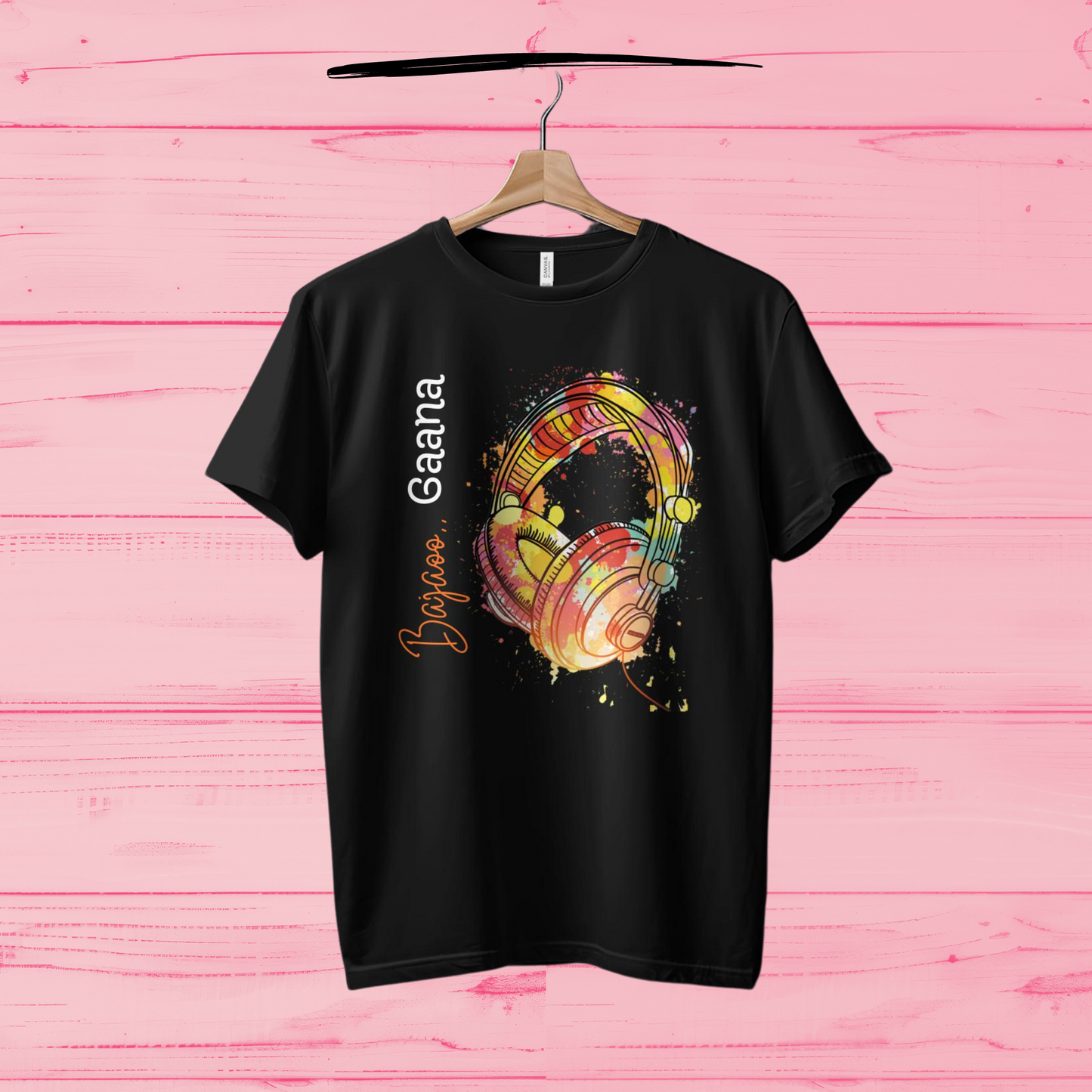 Gaana Bajaoo Printed Cotton Casual T-Shirt