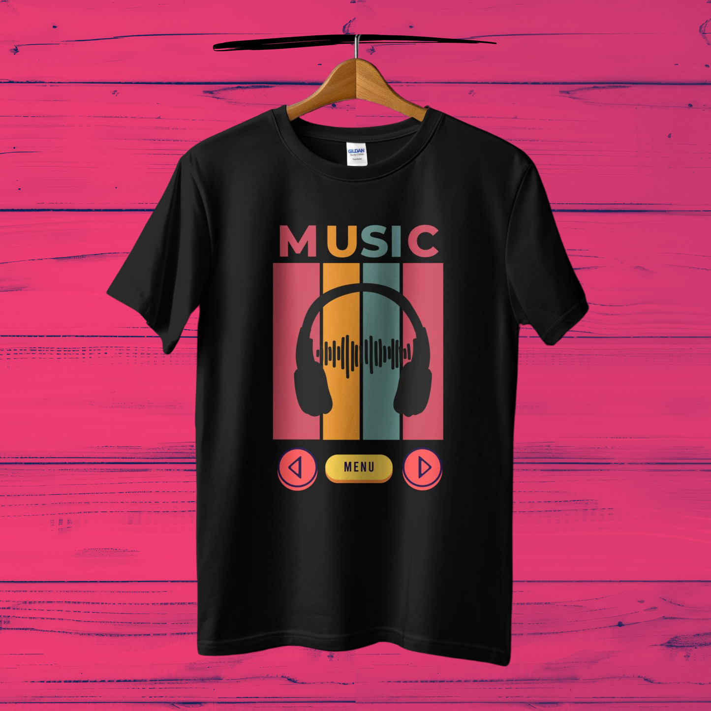 Music Theme Printed Women Cotton Casual T-Shirt