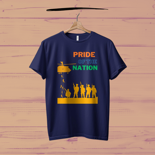 Pride Of The Nation Men Cotton Casual Men T-Shirt