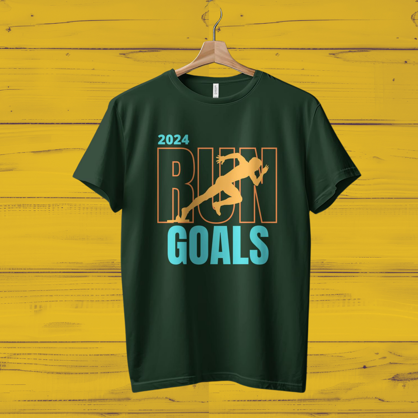 Running Goals Printed Cotton Women T-Shirt