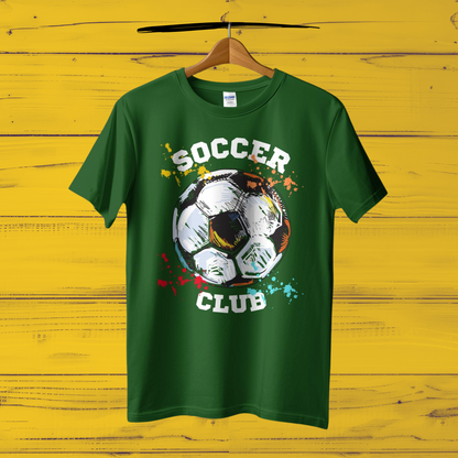 Soccer Club Printed Casual Men T-Shirt