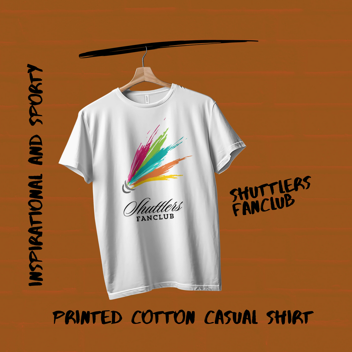 Shuttlers Fan Club Women Sporty Casual T-Shirt