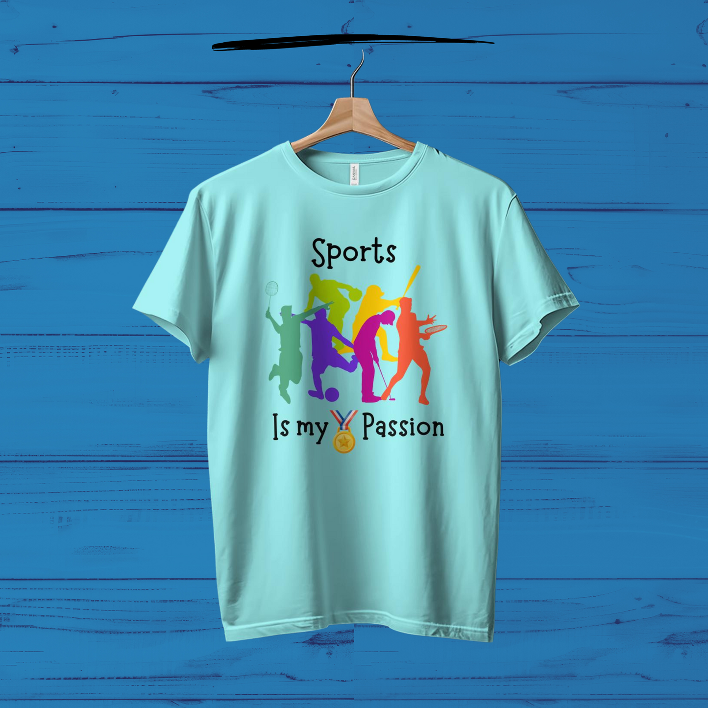 Sports Is My Passion  White Women T-Shirt