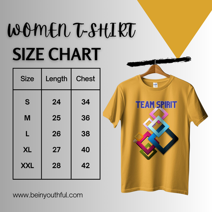 Team Spirit Printed Casual Cotton Women T-Shirt