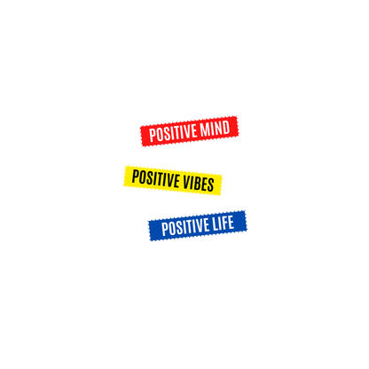 Positive Mind Positive Vibes Casual Cotton Men T-Shirt